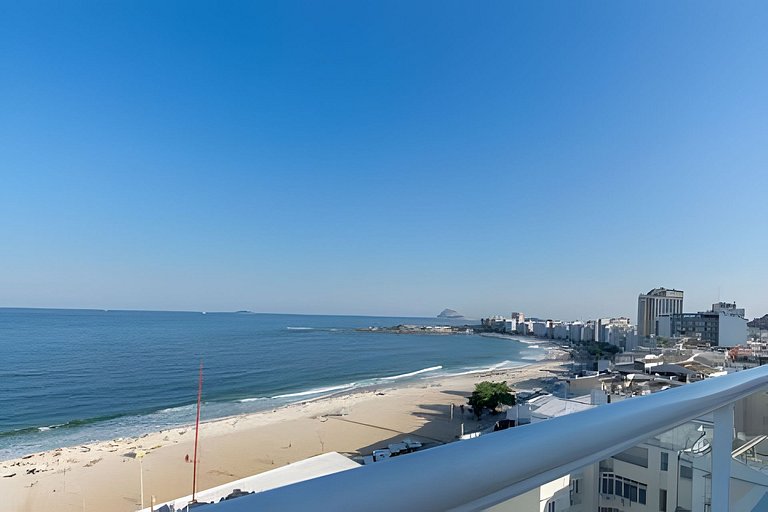 Flat Praia Copacabana - Vista Mar e Garagem - Pé na Areia 20