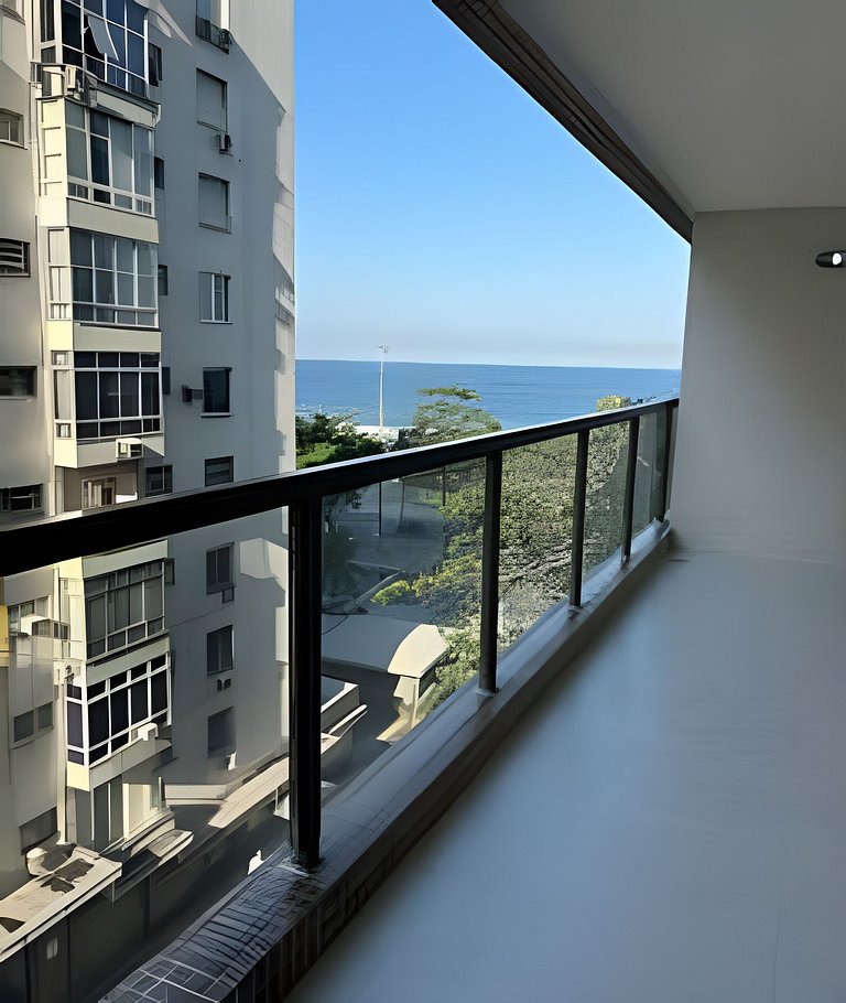 Flat Praia Copacabana - Vista Mar e Garagem - Pé na Areia 20